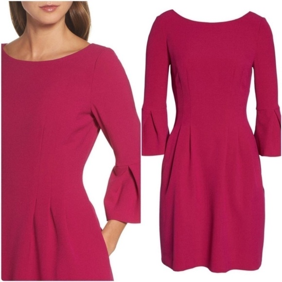 ELIZA J Bell Sleeve Fit &
Flare Dressé - Picture 1 of 14